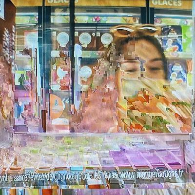 Glitch Art Numérique • Data Bending Screen Shot • 2022