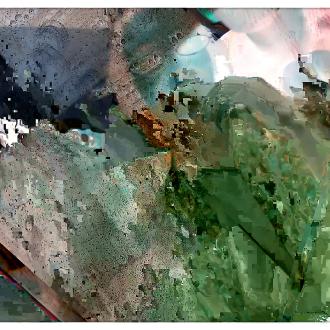 Glitch Art Numérique • Data Bending Screen Shot • 2019