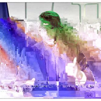 Glitch Art Numérique • Data Bending Screen Shot • 2019